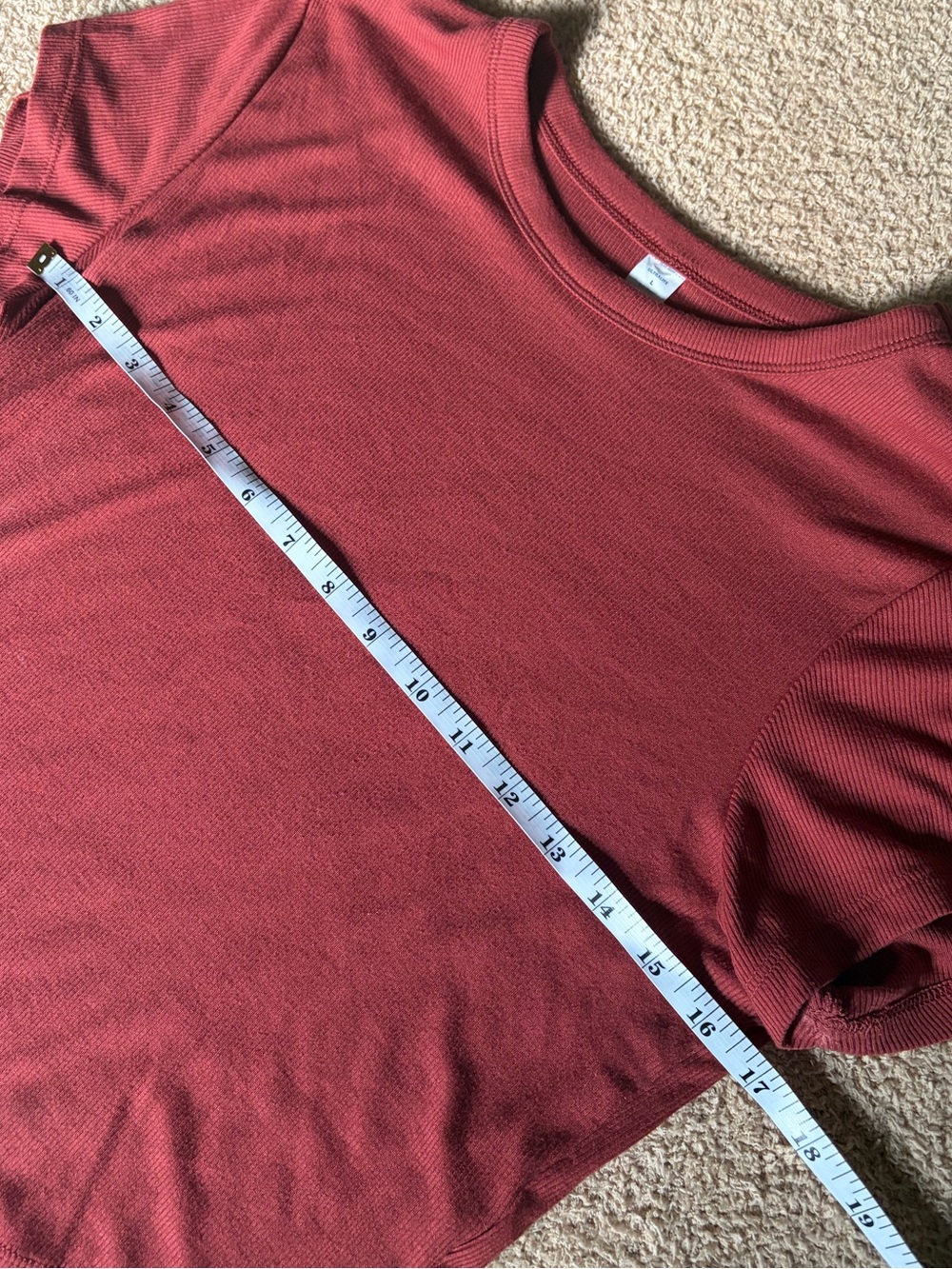 Ultra Lite Rib-Knit T-Shirt - Picture 7 of 8